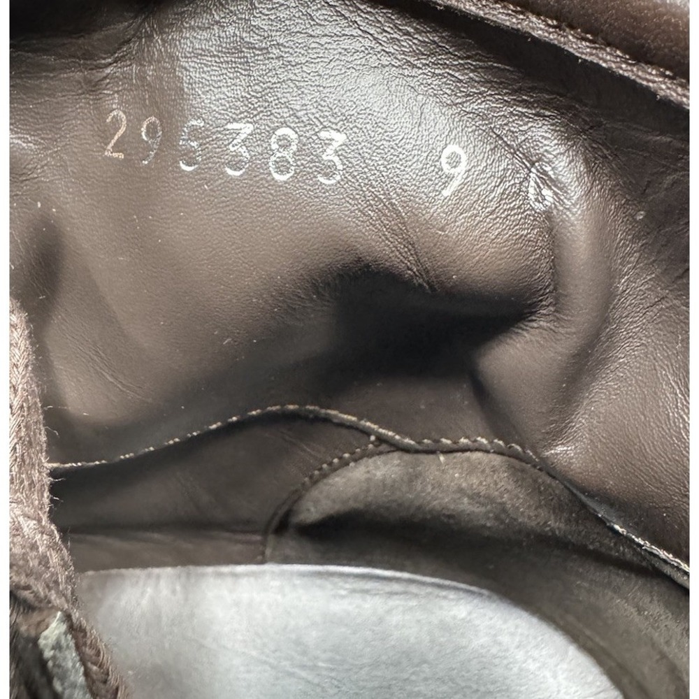 Gucci Brown Monogram High-Top Canvas Sneakers GG California Men's 10 US / 9 G - Picture 7 of 8